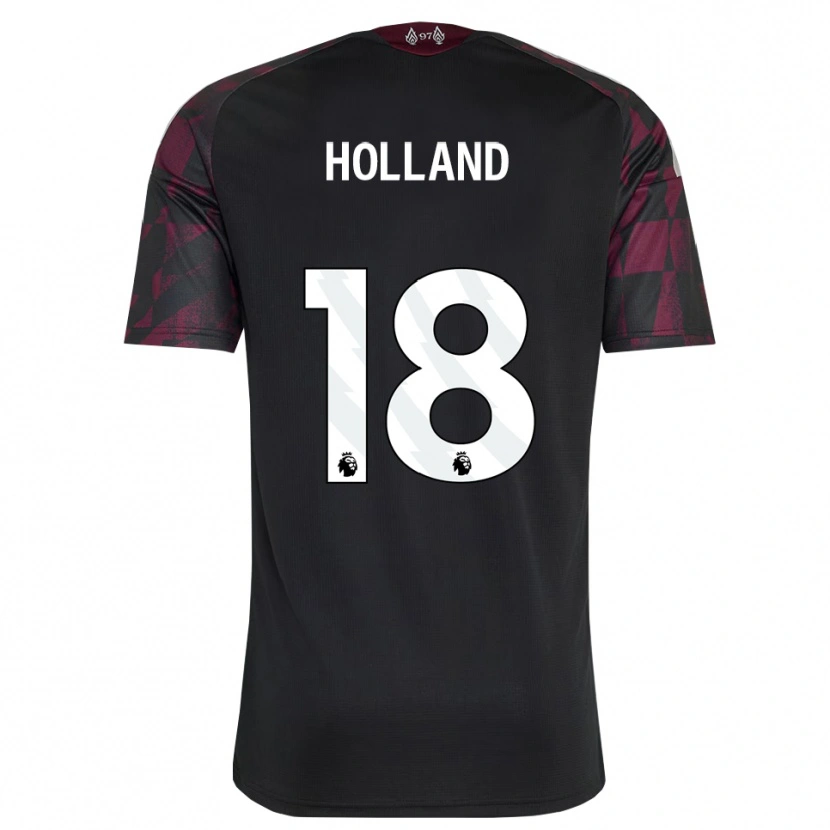 Danxen Damen Ceri Holland #18 Schwarz Weiß Violett Ausweichtrikot Trikot 2026/27 T-Shirt Österreich
