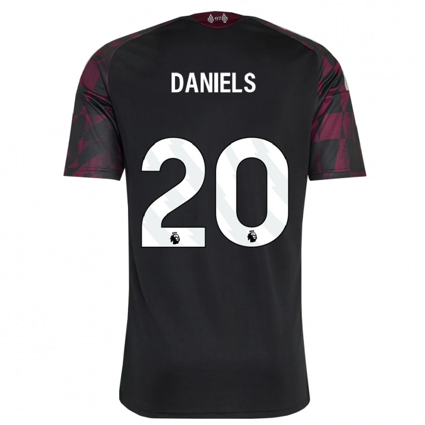 Danxen Damen Yana Daniels #20 Schwarz Weiß Violett Ausweichtrikot Trikot 2026/27 T-Shirt Österreich