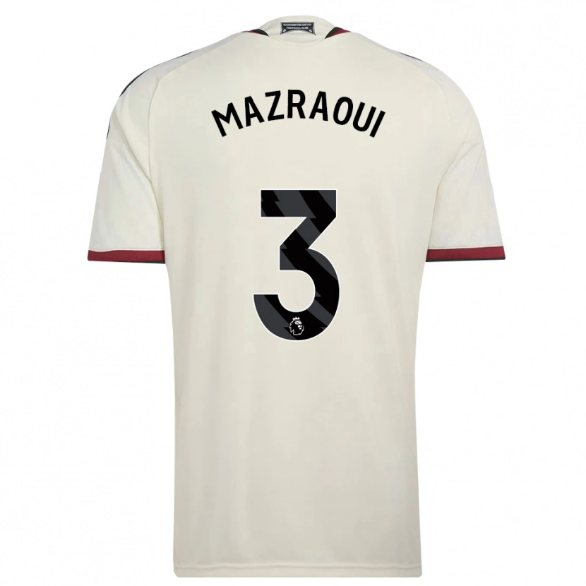 Danxen Damen Noussair Mazraoui #3 Beige Schwarz Rot Ausweichtrikot Trikot 2026/27 T-Shirt Österreich