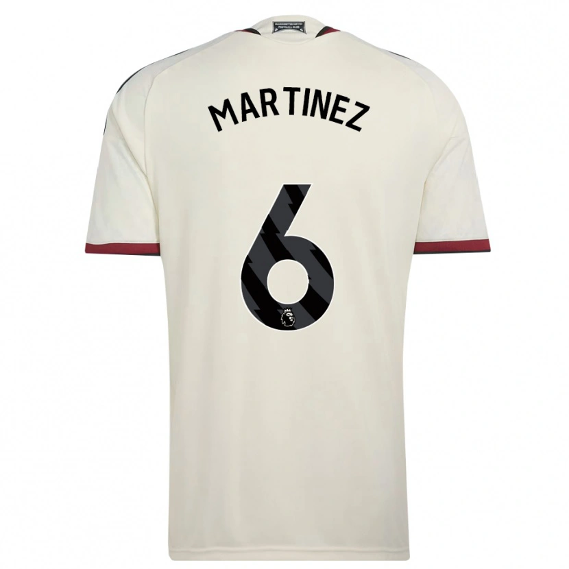 Danxen Damen Lisandro Martínez #6 Beige Schwarz Rot Ausweichtrikot Trikot 2026/27 T-Shirt Österreich