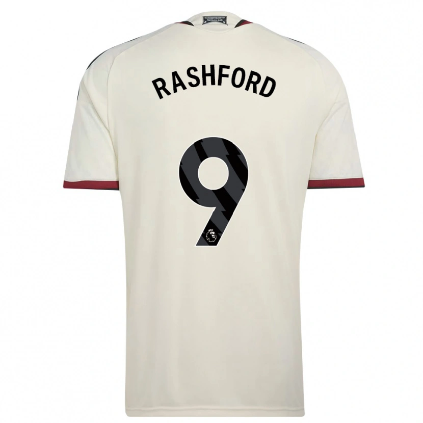 Danxen Damen Marcus Rashford #9 Beige Schwarz Rot Ausweichtrikot Trikot 2026/27 T-Shirt Österreich