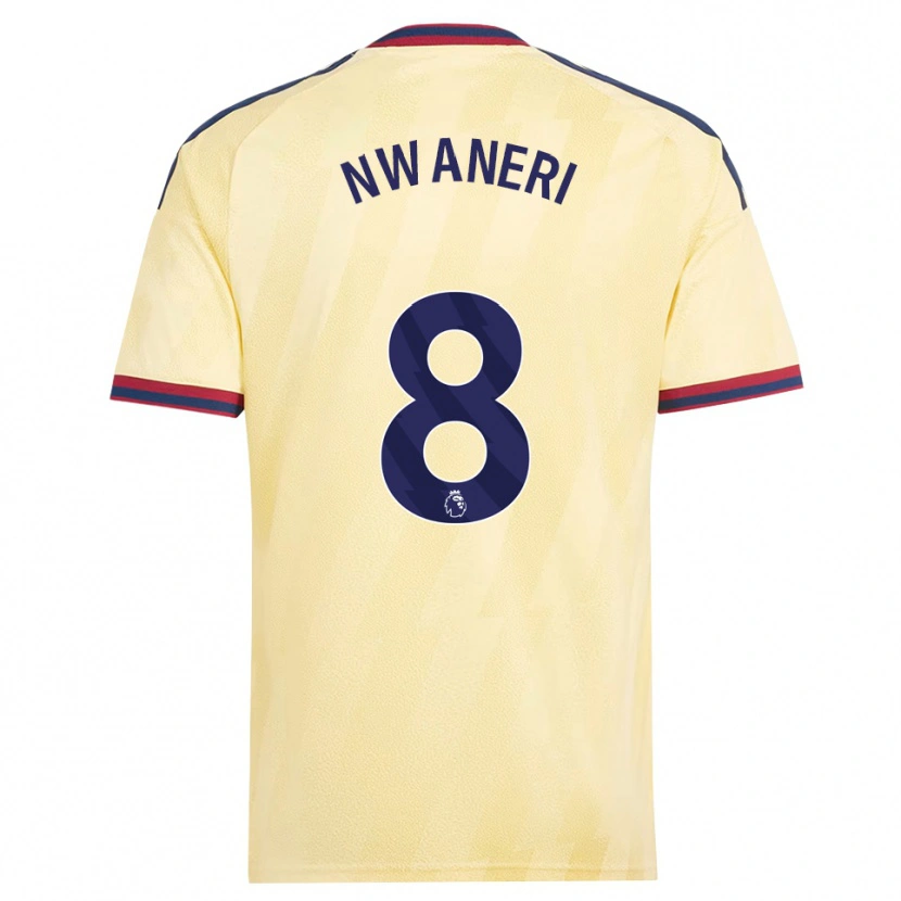 Danxen Damen Emerson Nwaneri #8 Hell Gelb Mitternachtsblau Ausweichtrikot Trikot 2026/27 T-Shirt Österreich