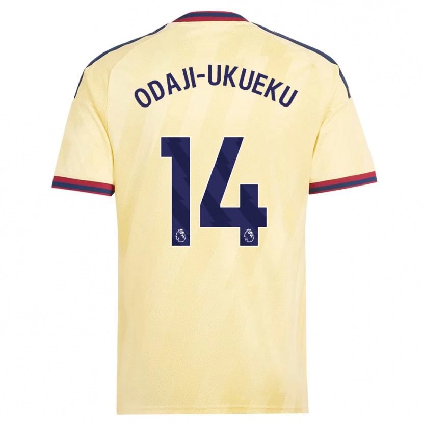 Danxen Damen Theo Odaji-Ukueku #14 Hell Gelb Mitternachtsblau Ausweichtrikot Trikot 2026/27 T-Shirt Österreich