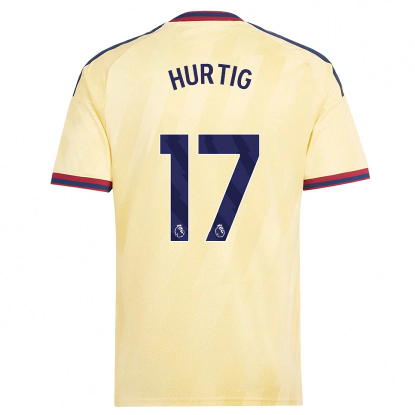 Danxen Damen Lina Hurtig #17 Hell Gelb Mitternachtsblau Ausweichtrikot Trikot 2026/27 T-Shirt Österreich