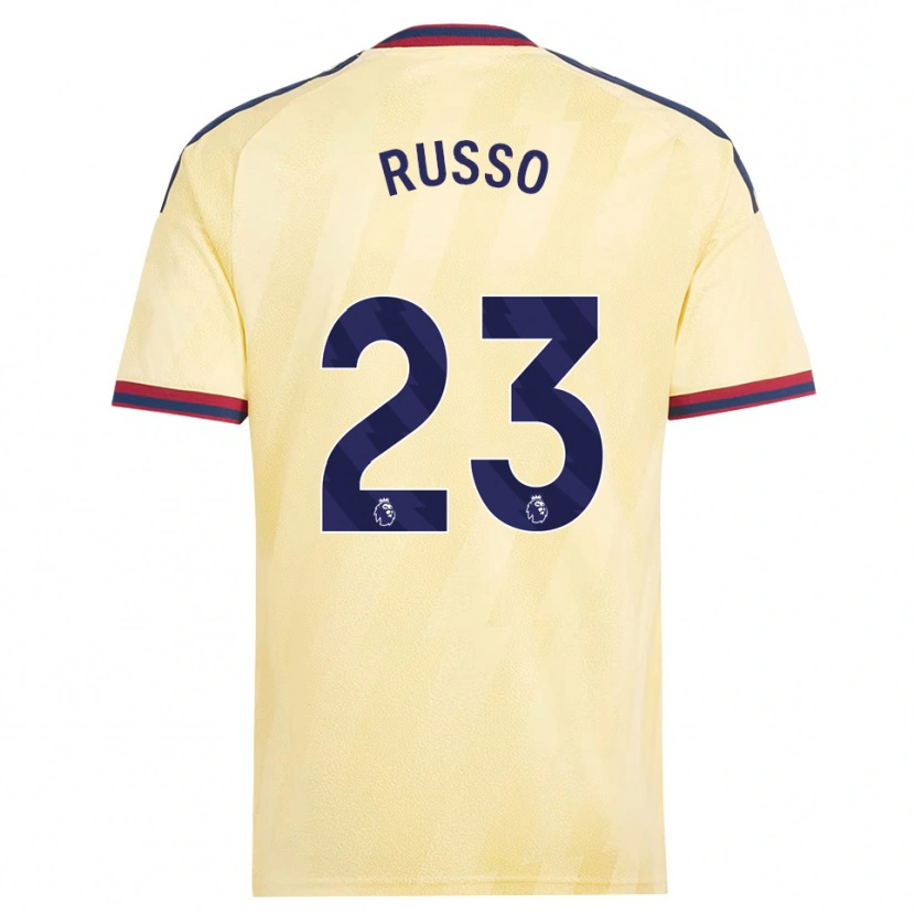 Danxen Damen Alessia Russo #23 Hell Gelb Mitternachtsblau Ausweichtrikot Trikot 2026/27 T-Shirt Österreich