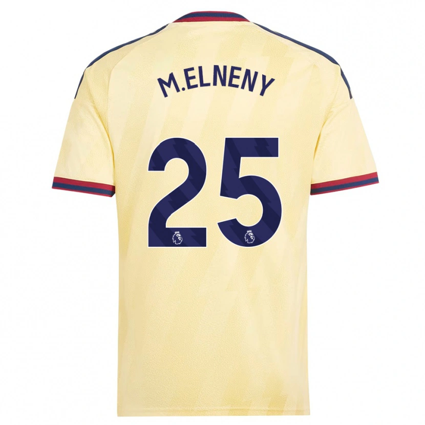 Danxen Damen Mohamed Elneny #25 Hell Gelb Mitternachtsblau Ausweichtrikot Trikot 2026/27 T-Shirt Österreich