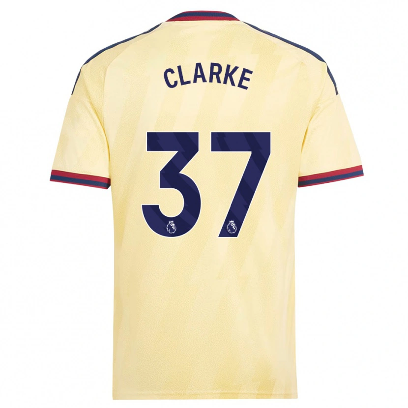 Danxen Damen Brayden Clarke #37 Hell Gelb Mitternachtsblau Ausweichtrikot Trikot 2026/27 T-Shirt Österreich