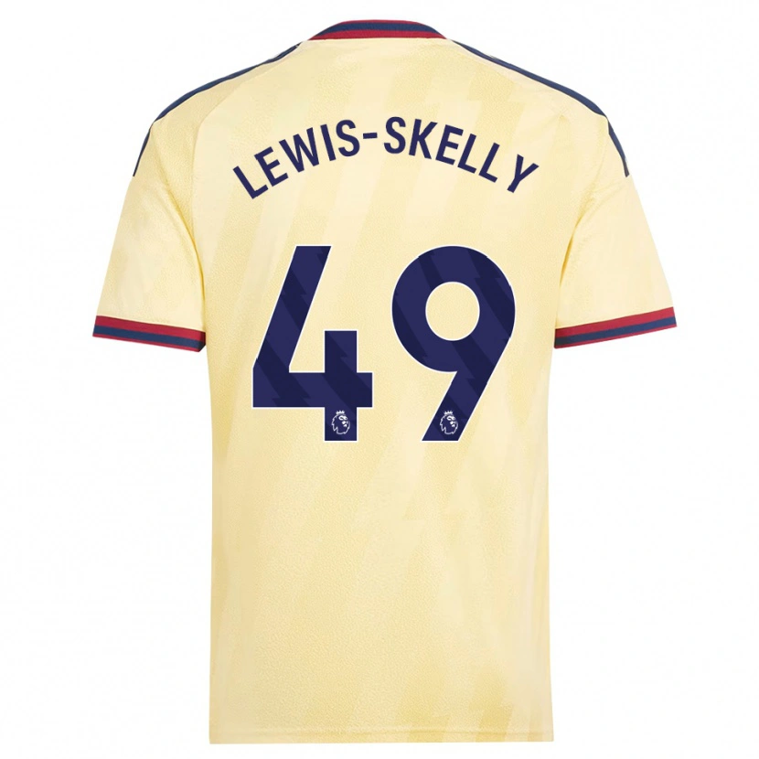 Danxen Damen Myles Lewis-Skelly #49 Hell Gelb Mitternachtsblau Ausweichtrikot Trikot 2026/27 T-Shirt Österreich