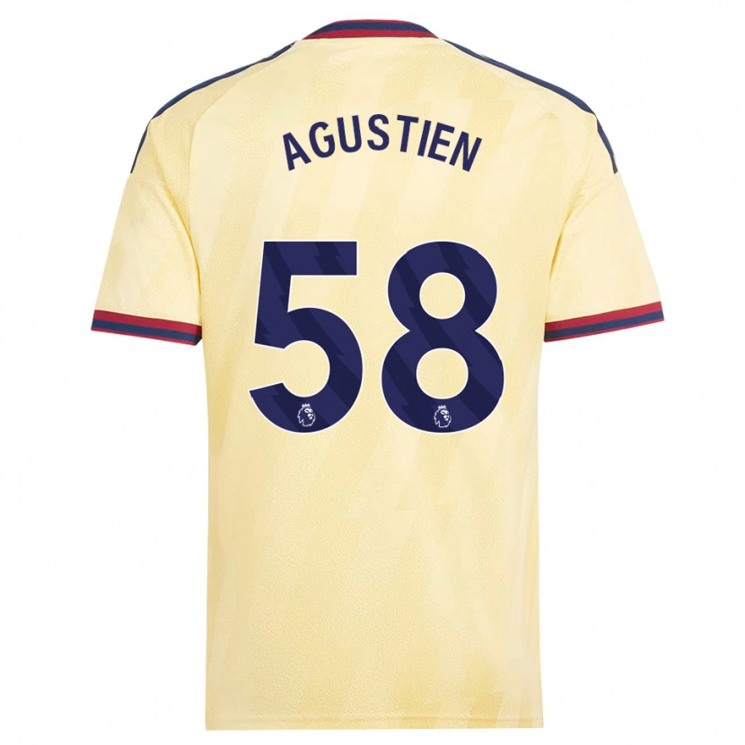 Danxen Damen Demiane Agustien #58 Hell Gelb Mitternachtsblau Ausweichtrikot Trikot 2026/27 T-Shirt Österreich