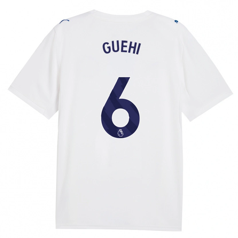 Danxen Damen Marc Guéhi #6 Marineweiß Ausweichtrikot Trikot 2026/27 T-Shirt Österreich
