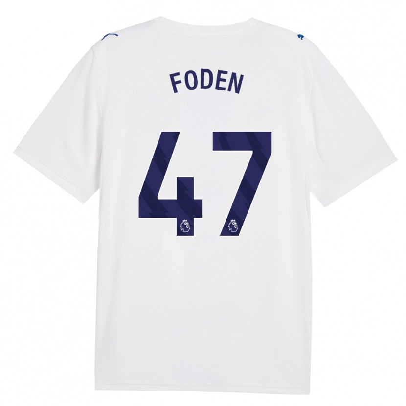 Danxen Damen Phil Foden #47 Marineweiß Ausweichtrikot Trikot 2026/27 T-Shirt Österreich