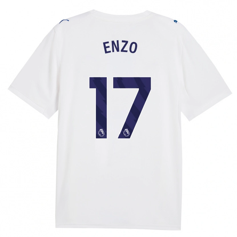 Danxen Damen Enzo Fernández #17 Marineweiß Ausweichtrikot Trikot 2026/27 T-Shirt Österreich