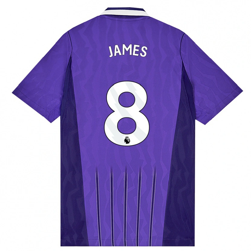 Danxen Damen Angharad James #8 Violett Weiß Ausweichtrikot Trikot 2026/27 T-Shirt Österreich