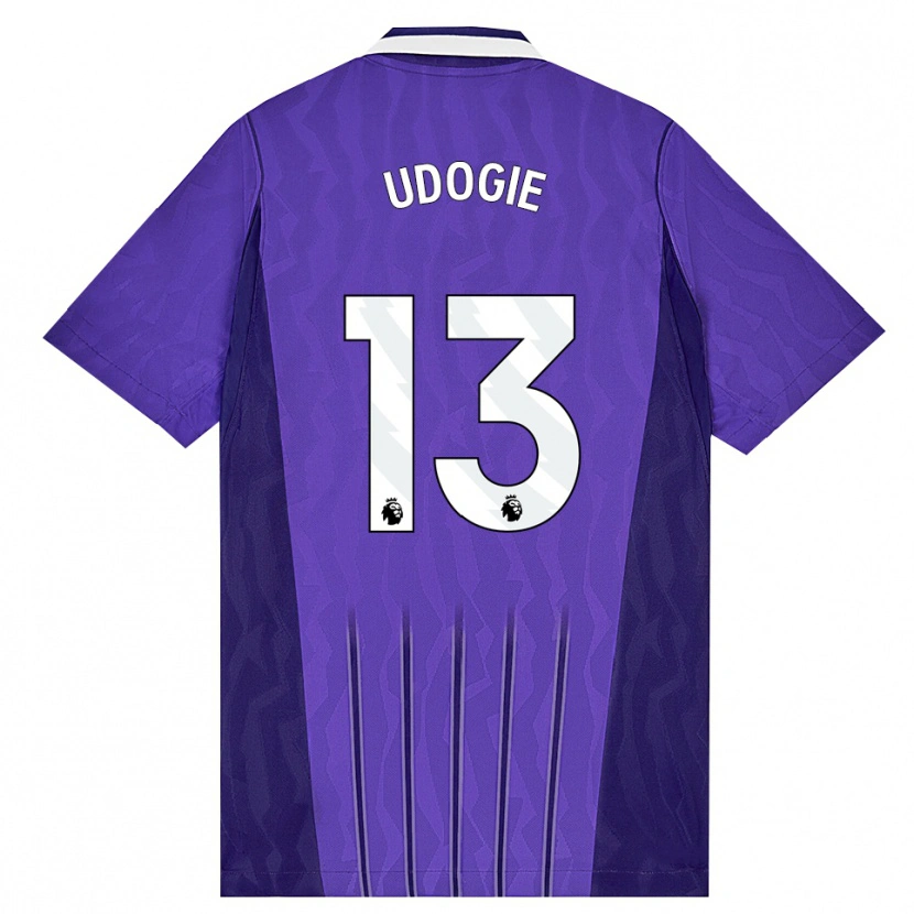 Danxen Damen Destiny Udogie #13 Violett Weiß Ausweichtrikot Trikot 2026/27 T-Shirt Österreich