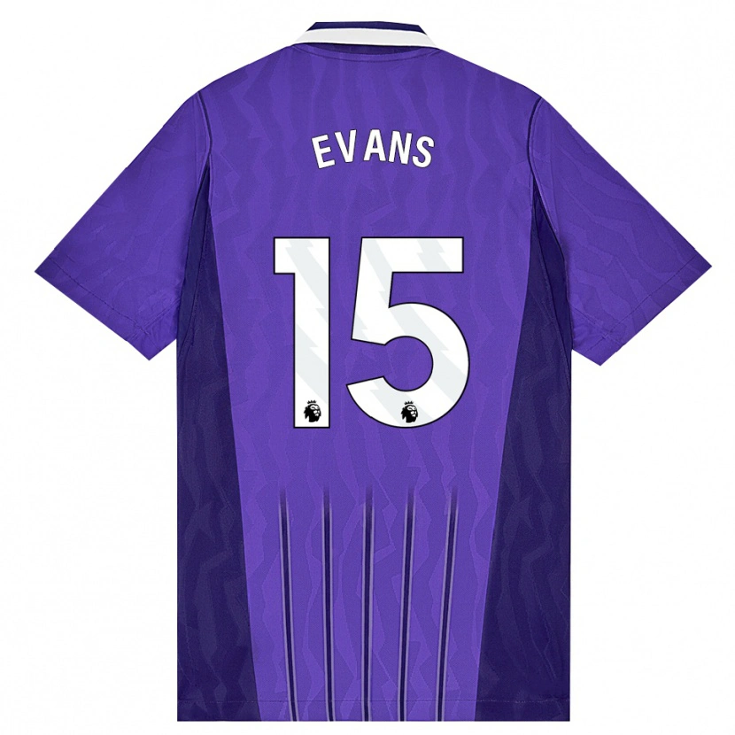 Danxen Damen Ted Evans #15 Violett Weiß Ausweichtrikot Trikot 2026/27 T-Shirt Österreich