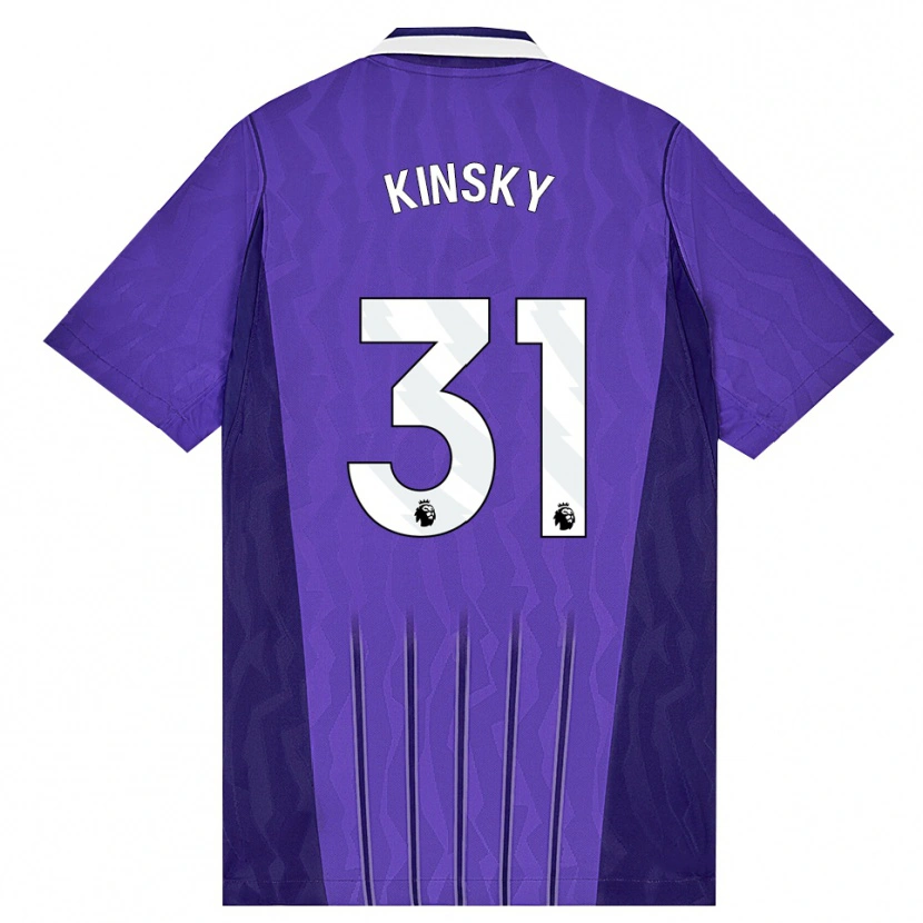 Danxen Damen Antonín Kinský #31 Violett Weiß Ausweichtrikot Trikot 2026/27 T-Shirt Österreich