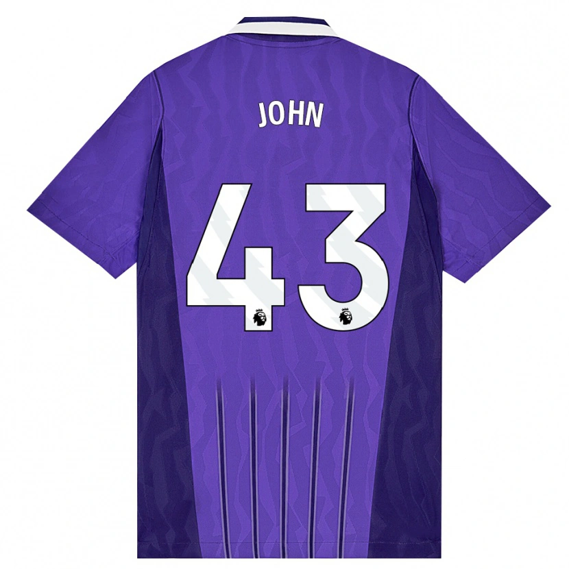 Danxen Damen Nile John #43 Violett Weiß Ausweichtrikot Trikot 2026/27 T-Shirt Österreich