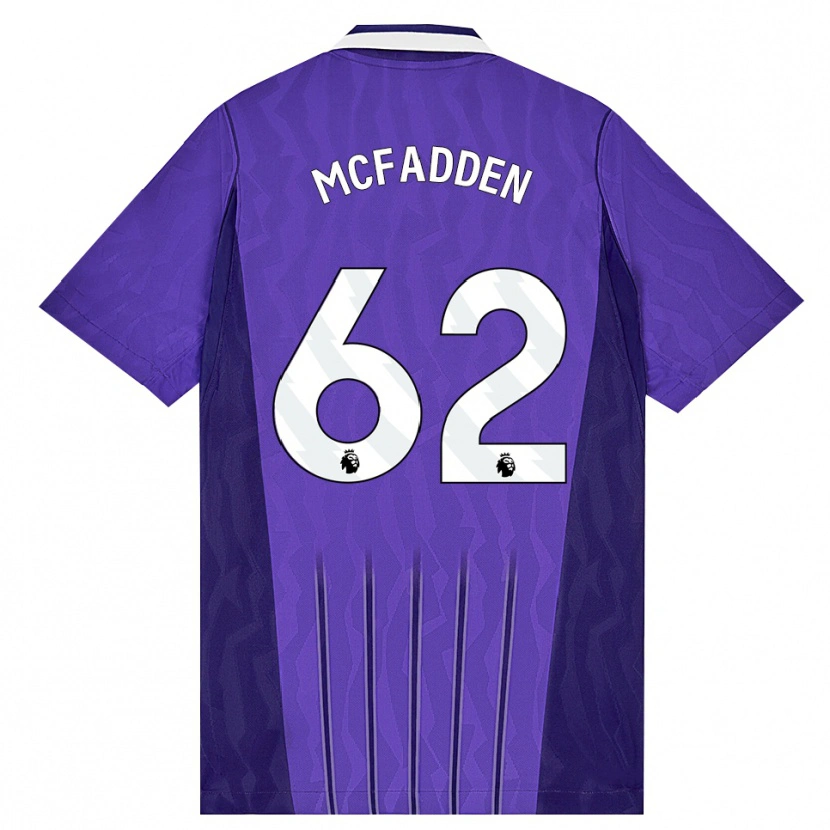 Danxen Damen Max Mcfadden #62 Violett Weiß Ausweichtrikot Trikot 2026/27 T-Shirt Österreich