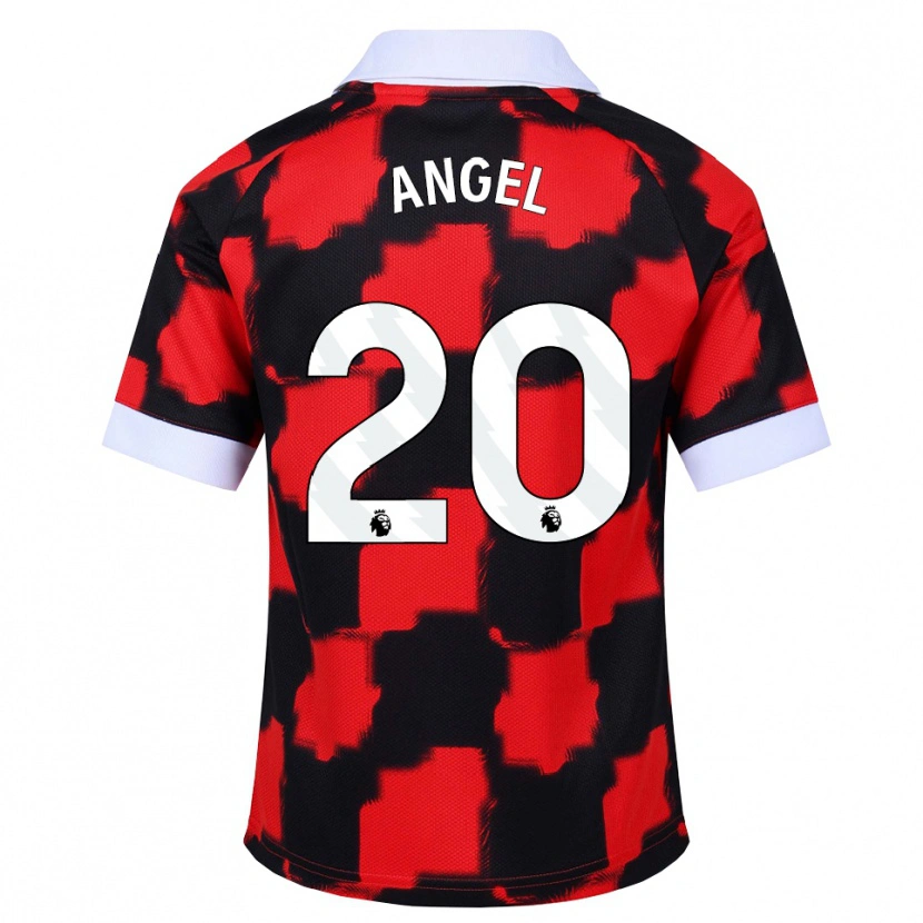Danxen Damen Manuel Ángel #20 Rot Weiß Schwarz Auswärtstrikot Trikot 2026/27 T-Shirt Österreich