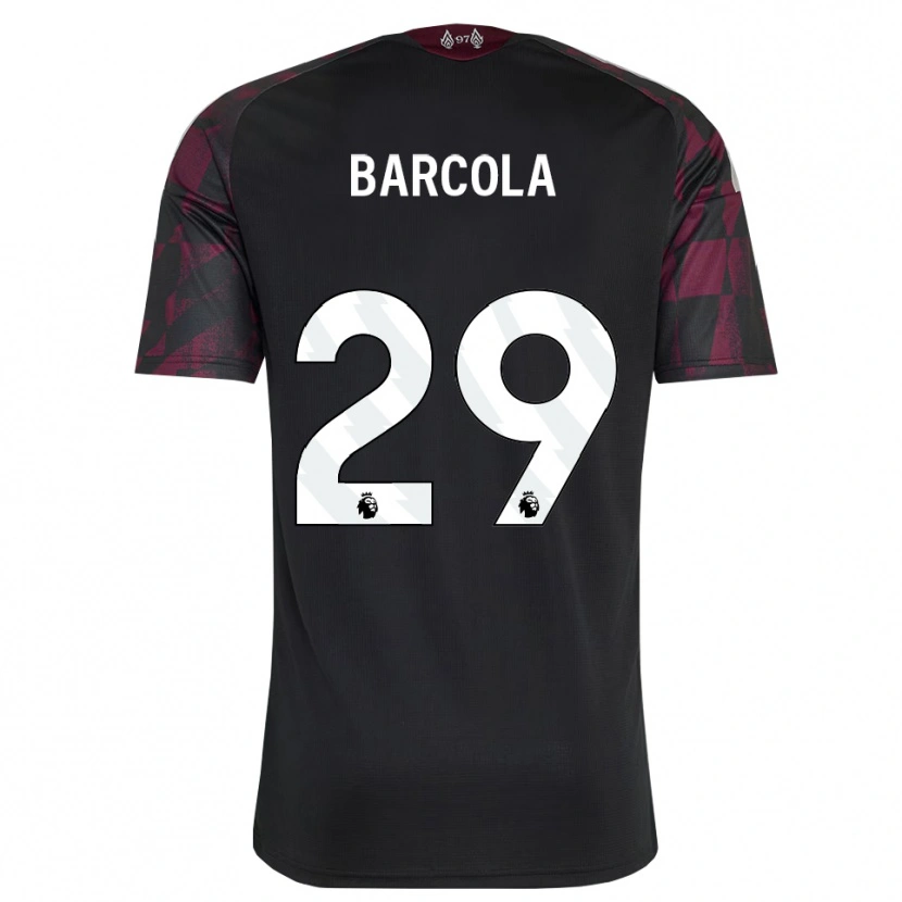 Danxen Damen Bradley Barcola #29 Schwarz Weiß Violett Ausweichtrikot Trikot 2026/27 T-Shirt Österreich
