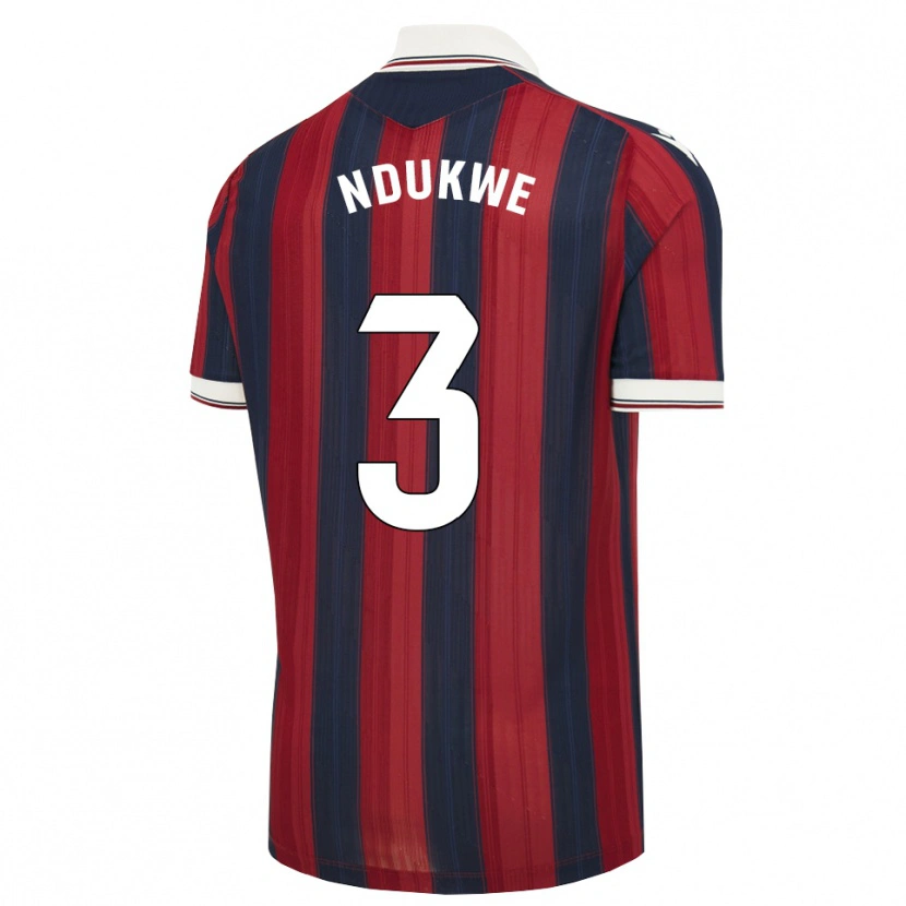 Danxen Kinder Ifeanyi Ndukwe #3 Mitternachtsblau Rot Heimtrikot Trikot 2026/27 T-Shirt Österreich