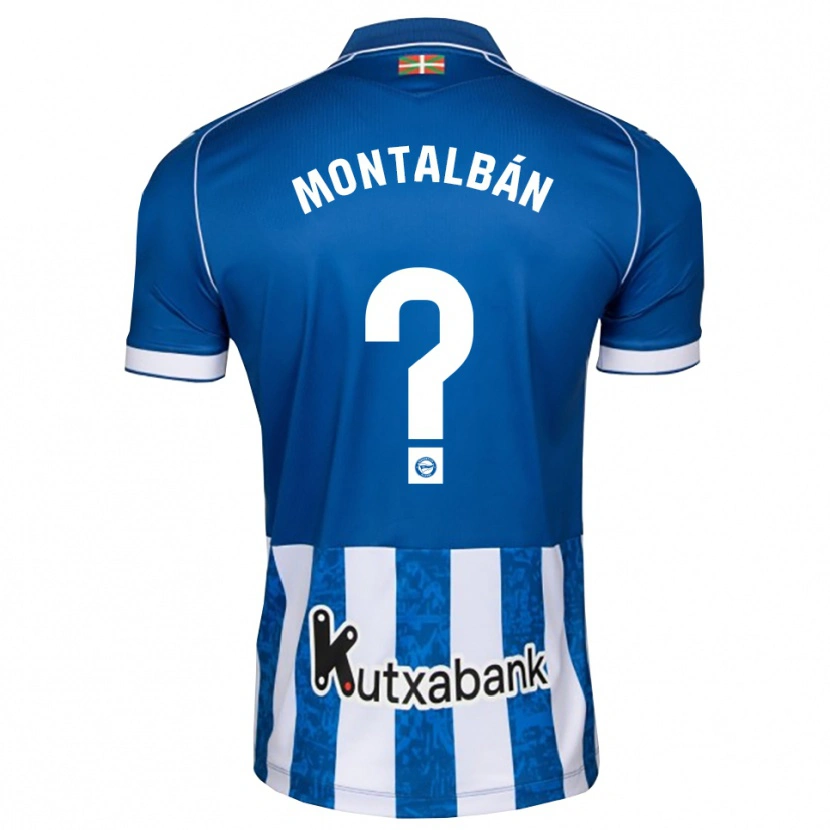 Danxen Kinder Enrique Montalbán #0 Blau Weiß Schwarz Heimtrikot Trikot 2026/27 T-Shirt Österreich