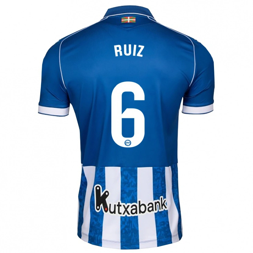 Danxen Kinder Markel Ruiz #6 Blau Weiß Schwarz Heimtrikot Trikot 2026/27 T-Shirt Österreich