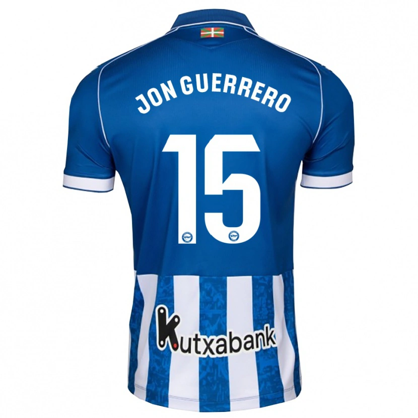 Danxen Kinder Julen Jon Guerrero #15 Blau Weiß Schwarz Heimtrikot Trikot 2026/27 T-Shirt Österreich
