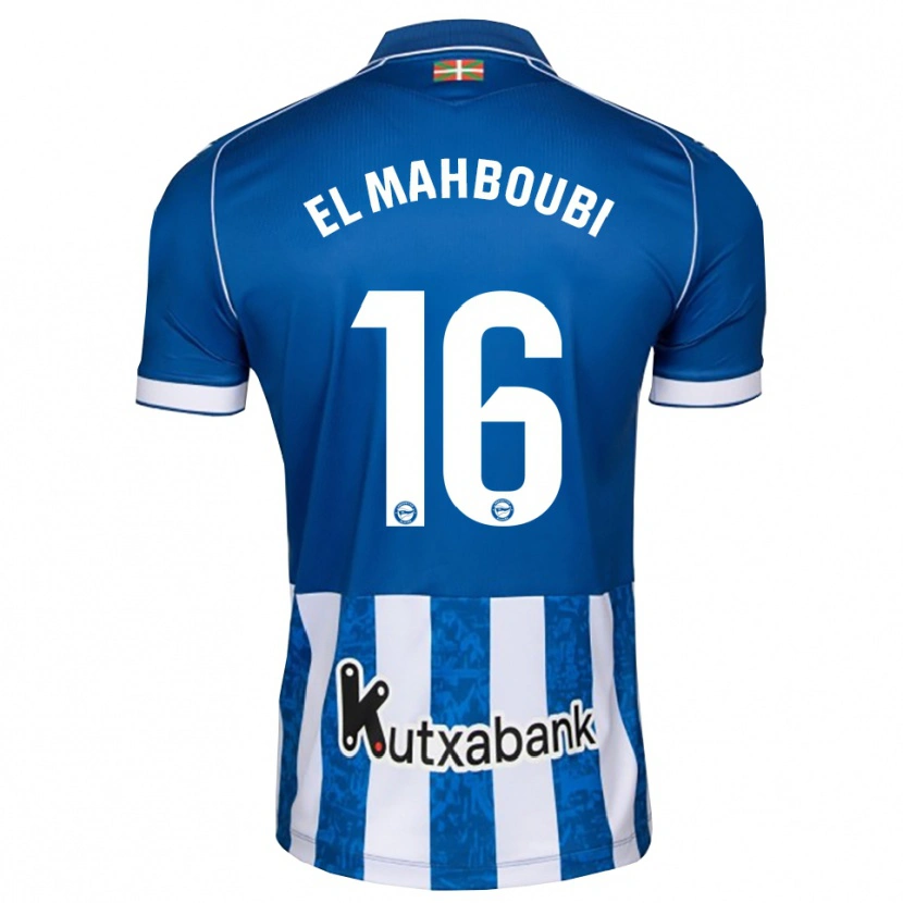 Danxen Kinder Sami El Mahboubi #16 Blau Weiß Schwarz Heimtrikot Trikot 2026/27 T-Shirt Österreich