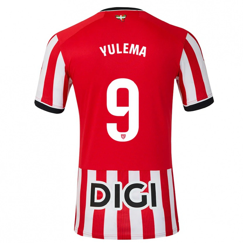 Danxen Kinder Yulema Corres Somovilla #9 Rot Schwarz Weiß Heimtrikot Trikot 2026/27 T-Shirt Österreich