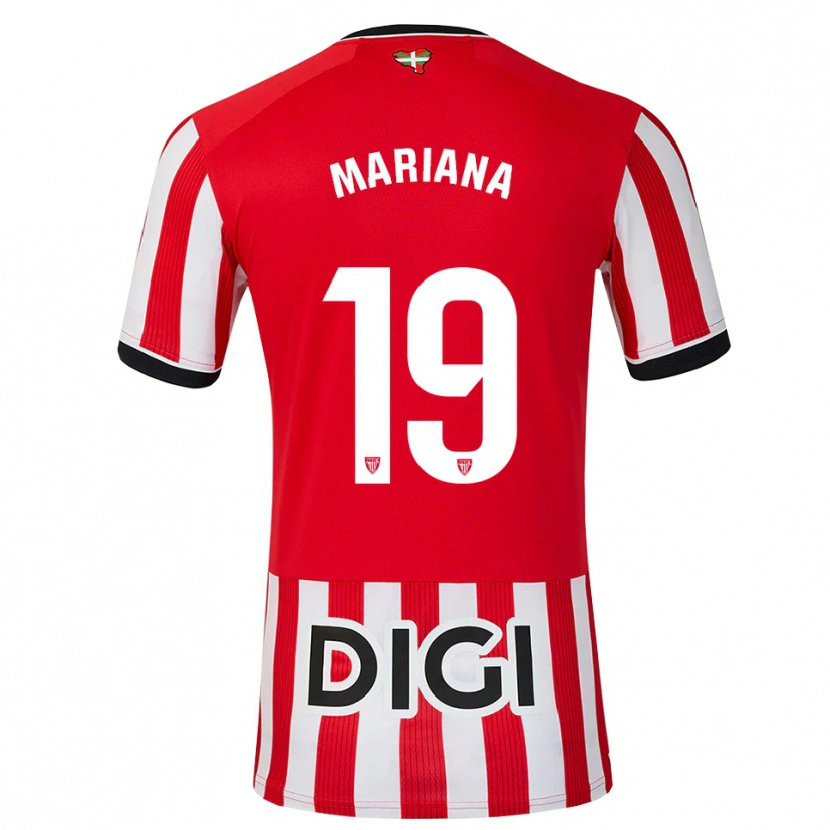 Danxen Kinder Mariana #19 Rot Schwarz Weiß Heimtrikot Trikot 2026/27 T-Shirt Österreich