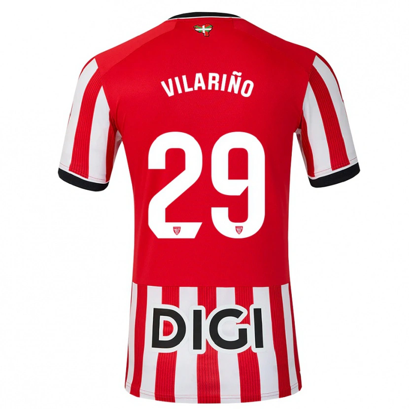 Danxen Kinder Maitane Vilariño #29 Rot Schwarz Weiß Heimtrikot Trikot 2026/27 T-Shirt Österreich