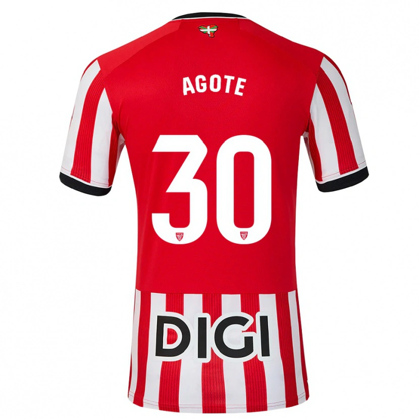 Danxen Kinder Daniela Agote Aguirre #30 Rot Schwarz Weiß Heimtrikot Trikot 2026/27 T-Shirt Österreich
