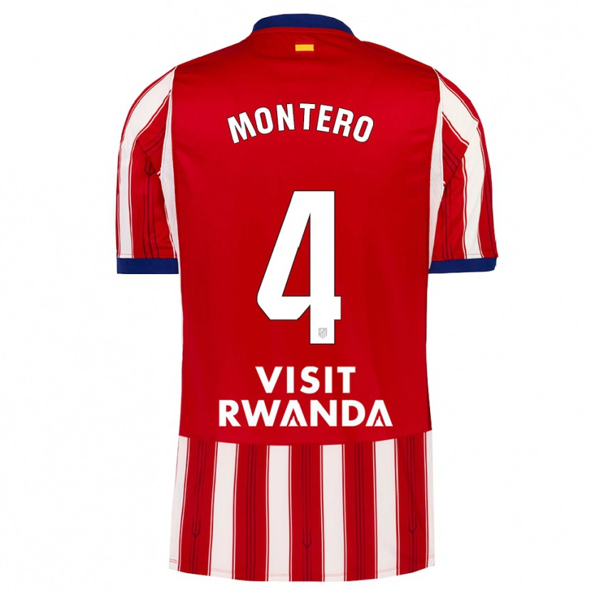 Danxen Kinder Francisco Montero #4 Königsblau Rot Weiß Heimtrikot Trikot 2026/27 T-Shirt Österreich