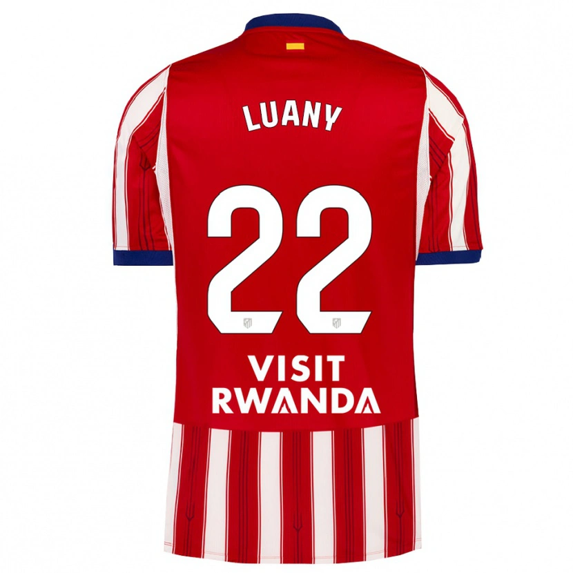 Danxen Kinder Luany Vitória Da Silva Rosa #22 Königsblau Rot Weiß Heimtrikot Trikot 2026/27 T-Shirt Österreich
