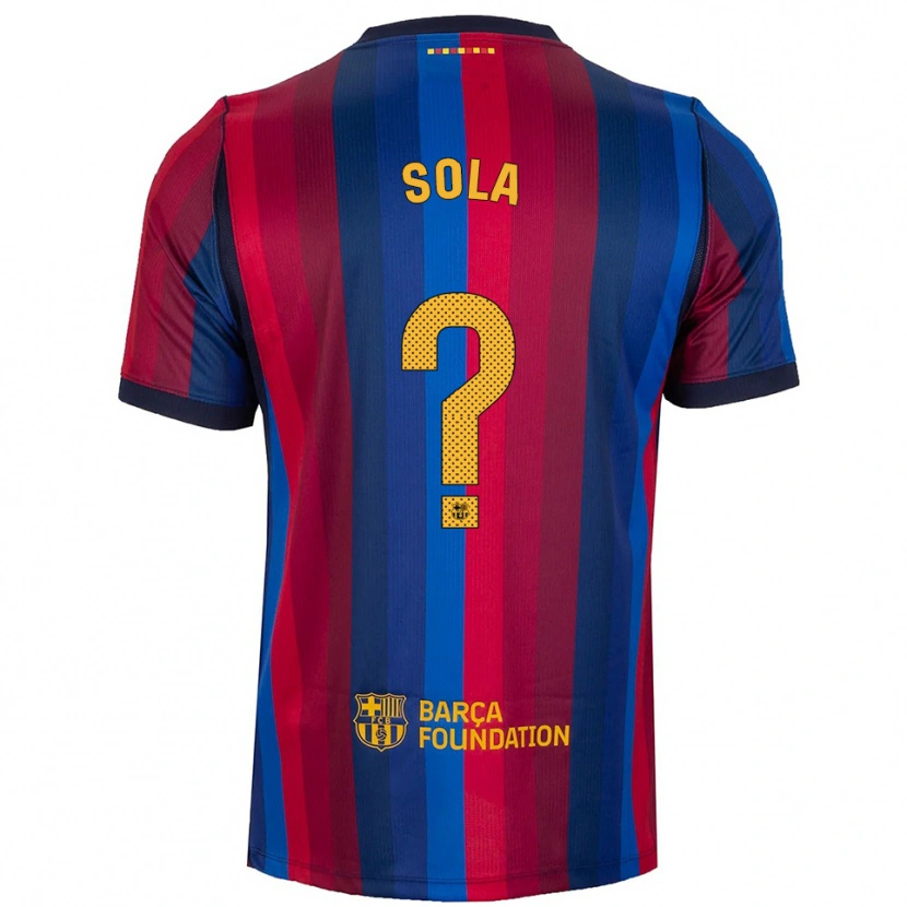 Danxen Kinder Arnau Sola #0 Königsblau Rot Gelb Heimtrikot Trikot 2026/27 T-Shirt Österreich