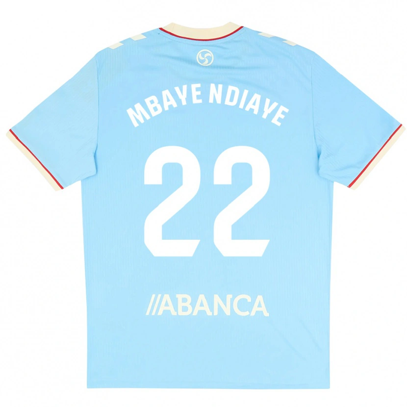 Danxen Kinder Seyni Mbaye Ndiaye #22 Himmelblau Weiß Rot Heimtrikot Trikot 2026/27 T-Shirt Österreich