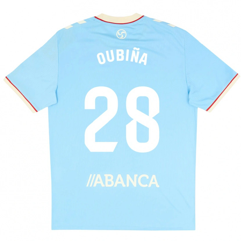 Danxen Kinder Jimena Oubiña #28 Himmelblau Weiß Rot Heimtrikot Trikot 2026/27 T-Shirt Österreich