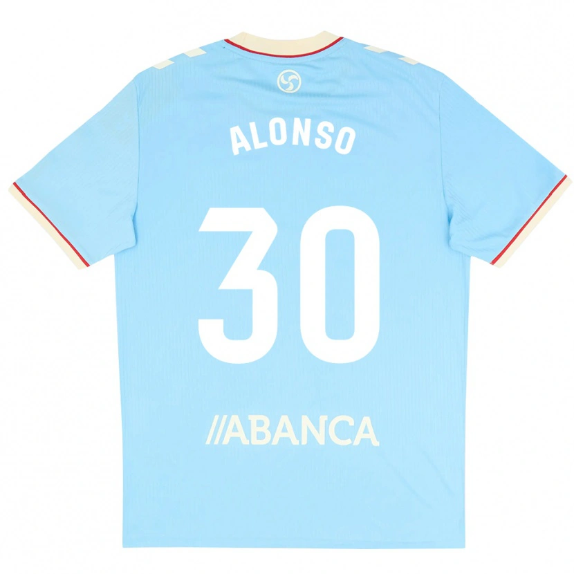Danxen Kinder Adriana Alonso #30 Himmelblau Weiß Rot Heimtrikot Trikot 2026/27 T-Shirt Österreich
