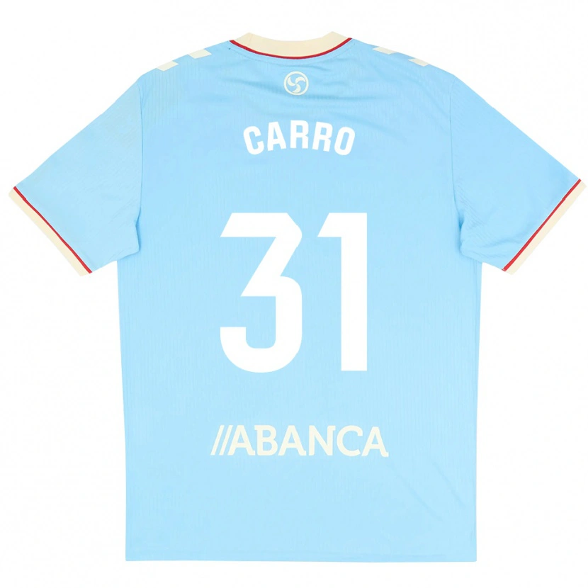 Danxen Kinder Cristian Carro #31 Himmelblau Weiß Rot Heimtrikot Trikot 2026/27 T-Shirt Österreich