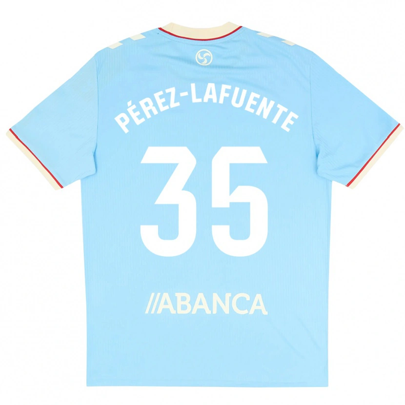 Danxen Kinder Jorge Pérez-Lafuente #35 Himmelblau Weiß Rot Heimtrikot Trikot 2026/27 T-Shirt Österreich