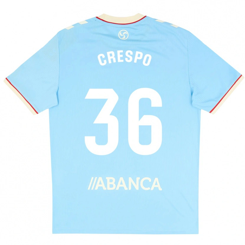 Danxen Kinder Yoel Crespo #36 Himmelblau Weiß Rot Heimtrikot Trikot 2026/27 T-Shirt Österreich