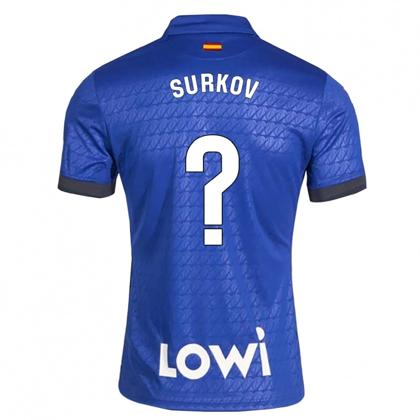 Danxen Kinder Iván Surkov #0 Blau Weiß Schwarz Heimtrikot Trikot 2026/27 T-Shirt Österreich
