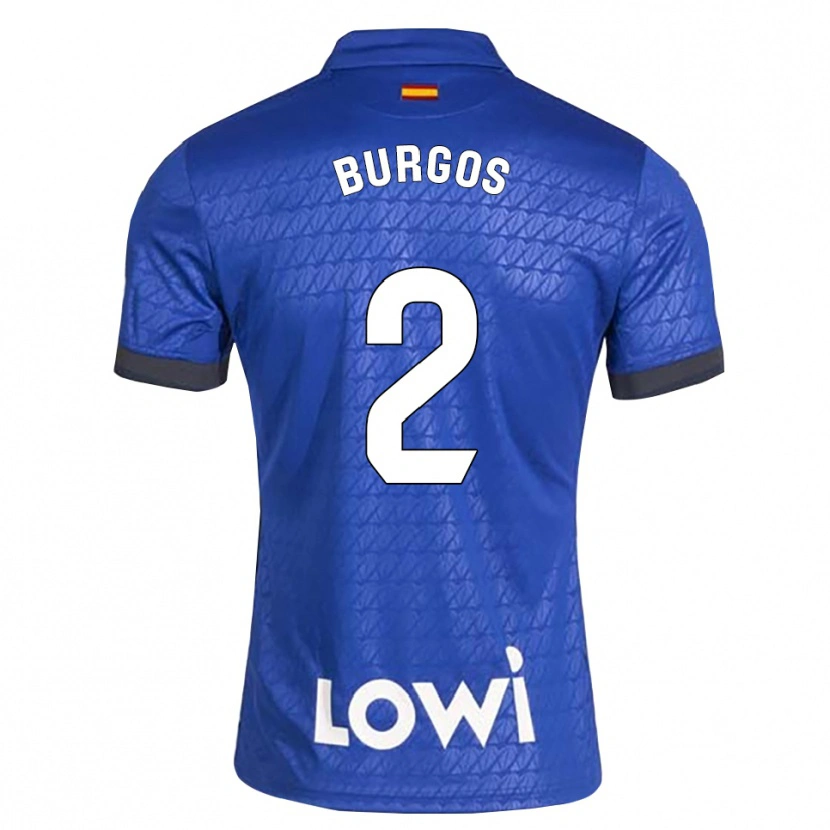 Danxen Kinder Curro Burgos #2 Blau Weiß Schwarz Heimtrikot Trikot 2026/27 T-Shirt Österreich