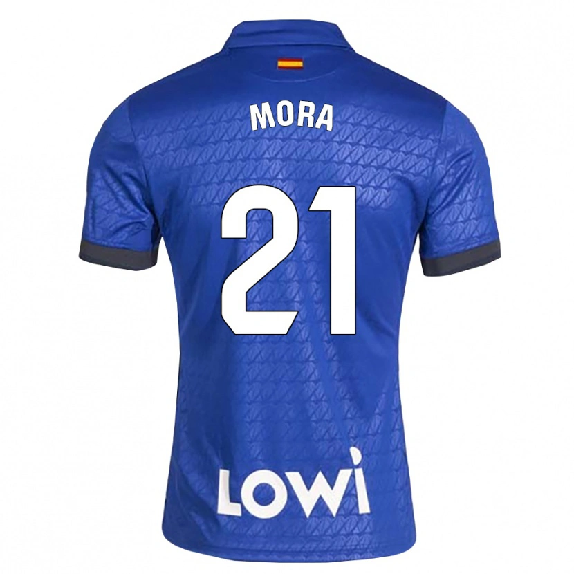 Danxen Kinder Adrià Mora #21 Blau Weiß Schwarz Heimtrikot Trikot 2026/27 T-Shirt Österreich