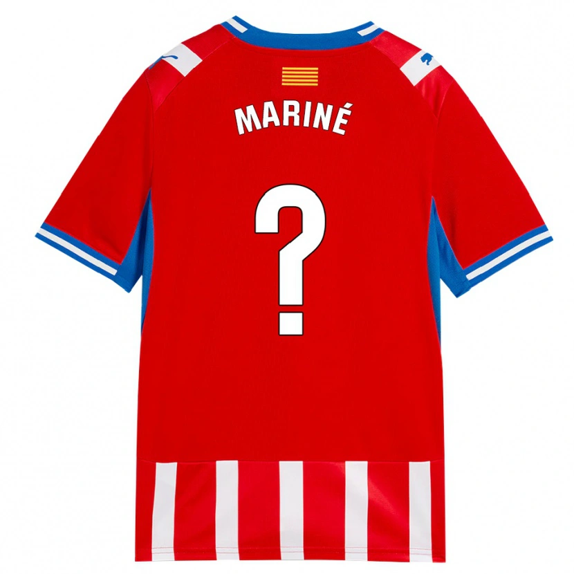 Danxen Kinder Aleix Mariné #0 Rot Weiß Himmelblau Heimtrikot Trikot 2026/27 T-Shirt Österreich