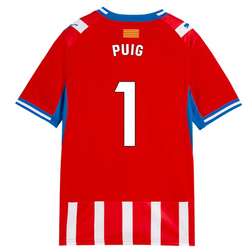 Danxen Kinder Sergi Puig #1 Rot Weiß Himmelblau Heimtrikot Trikot 2026/27 T-Shirt Österreich