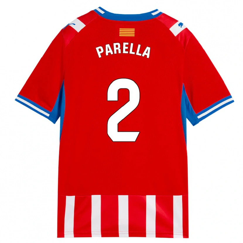 Danxen Kinder Virginia Parella #2 Rot Weiß Himmelblau Heimtrikot Trikot 2026/27 T-Shirt Österreich