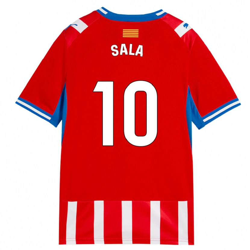 Danxen Kinder Georgina Sala #10 Rot Weiß Himmelblau Heimtrikot Trikot 2026/27 T-Shirt Österreich
