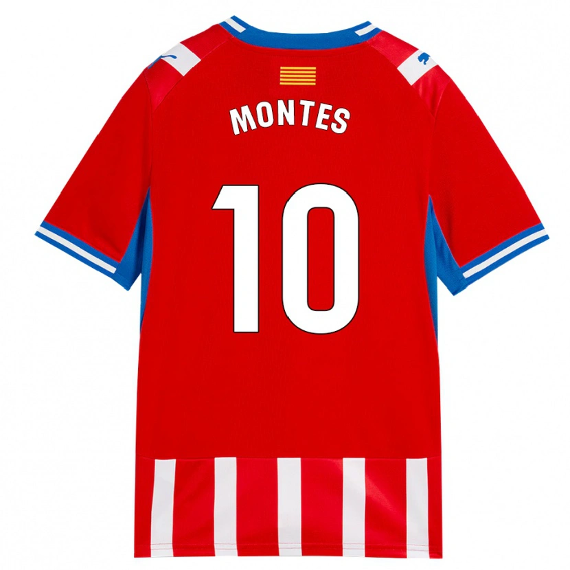 Danxen Kinder Luis Montes #10 Rot Weiß Himmelblau Heimtrikot Trikot 2026/27 T-Shirt Österreich